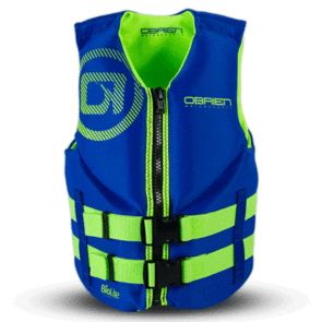 OBRIEN JUNIOR VEST BLUE/GRN NEO