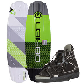 OBRIEN CLUTCH 138 WAKEBOARD W/CLUTCH BINDINGS PACKAGE