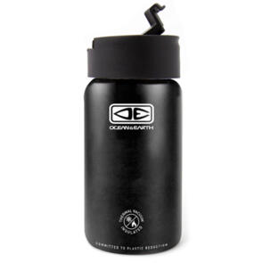 OCEAN N EARTH INSULATED FLIP LID COFFEE MUG - BLACK