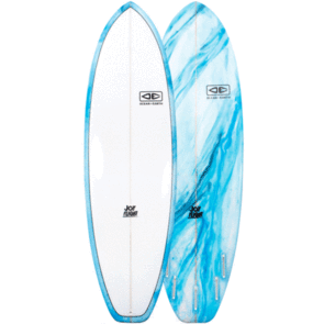 OCEAN N EARTH JOYFLIGHT PU SURFBOARD - BLUE SWIRL 6'4