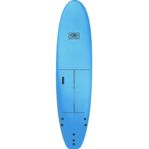 OCEAN N EARTH MACCA SURF SCHOOL SOFTBOARD - 8'0 BLUE