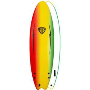 OCEAN N EARTH MR EZI-RIDER TWIN FIN - RASTA - 6'6