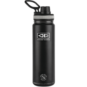 OCEAN N EARTH INSULATED SCREW LID WATER BOTTLE - 720ML BLACK