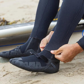 OCEAN N EARTH DRYLOCK 3MM SPLIT TOE BOOT - BLACK