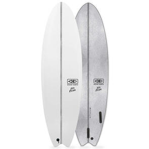 OCEAN N EARTH EZI-RIDER 6'6" SOFTBOARD WHITE