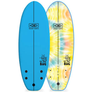 OCEAN N EARTH BUG 4'0" SOFTBOARD BLUE