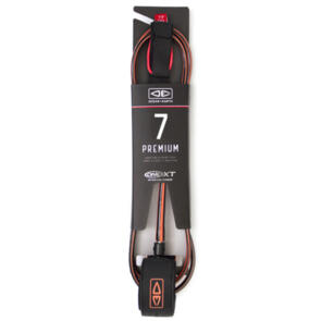 OCEAN N EARTH PREMIUM XT 7'0" ONE PIECE LEASH - CORAL