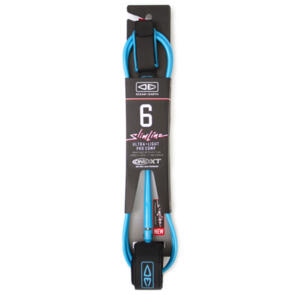 OCEAN N EARTH SLIM LINE ONE-XT COMP 6'0 LEASH - BLUE