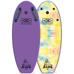 OCEAN N EARTH THE SLUG BODYBOARD 37" HANDLES - PURPLE