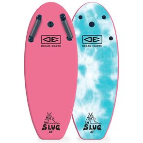 OCEAN N EARTH THE SLUG BODYBOARD 37" HANDLES - PINK