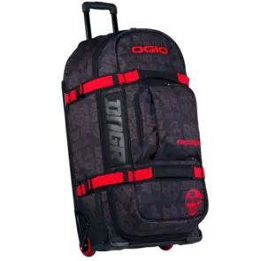 OGIO GEAR BAG - RIG 9800 (WHEELED) DNGR FLAT BLACK RED HAIDEN DEEGAN