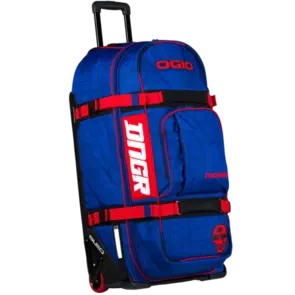 OGIO GEAR BAG - RIG 9800 (WHEELED) DNGR DEEP BLUE RED HAIDEN DEEGAN