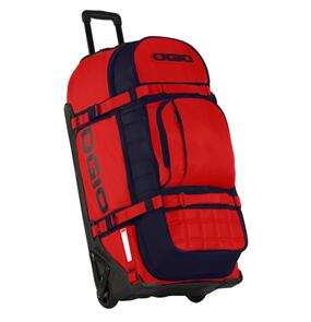 OGIO GEAR BAG - RIG 9800 (WHEELED) NVY BLU/RED