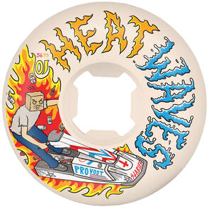OJ 56MM COLLIN PROVOST ELITE WHITE  FULL COMBO 99A WHEELS
