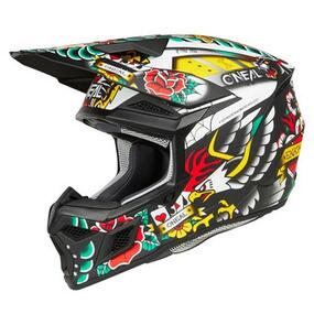 ONEAL 2025 3SRS HELMET INKED V.25 - MATTE MULTI