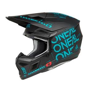 ONEAL 2025 3SRS HELMET STATIC V.25 - MATTE BLK/TEAL 