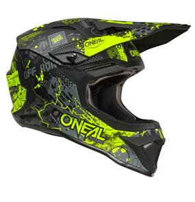 ONEAL 2026 1SRS YOUTH HELMET VIBRANT BLACK/NEON YELLOW (