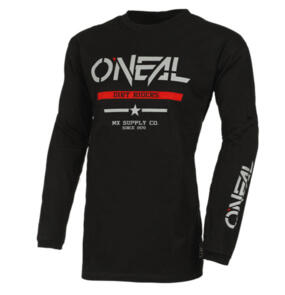 ONEAL 2023 ELMT (COTTON) JSY SQUADRON V.23 BLK/GRY YOUTH