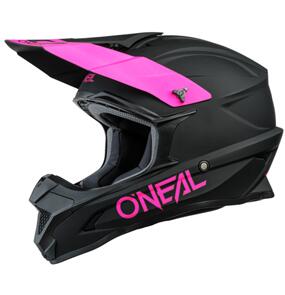 ONEAL YOUTH 1SRS HELM SOLID BLK/PNK