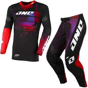 ONE INDUSTRIES X-197 JERSEY AND PANTS FLARE RED