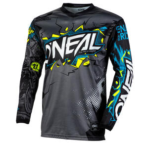 ONEAL 2021 ELEMENT VILLAIN JERSEY - GRAY (YOUTH)