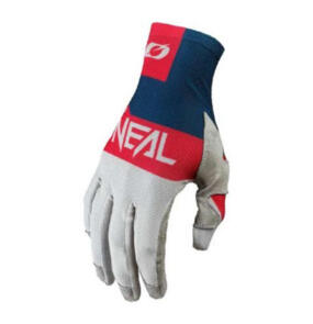 ONEAL 2023 AIRWEAR SLAM GLV GRY/BLU/RED ADULT