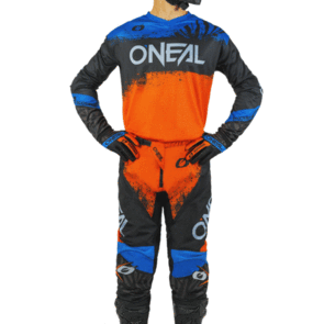 ONEAL 2025 ELEMENT JERSEY AND PANTS SHOCKER V.25 - BLK/ORG