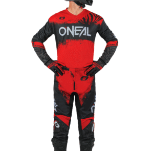 ONEAL 2025 ELEMENT JERSEY AND PANTS SHOCKER V.25 - BLK/RED