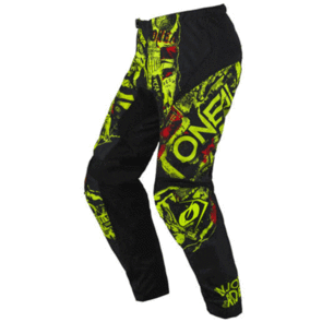 ONEAL 2025 YOUTH ELEMENT PANTS ATTACK V.25 - BLK/N-YEL