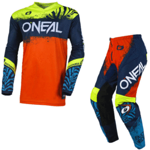 ONEAL 2025 YOUTH ELEMENT JERSEY AND PANTS SHOCKER V.25 - BLU/ORG