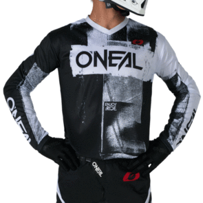 ONEAL 2026 ELEMENT V6 JERSEY ROLLER BLACK WHITE