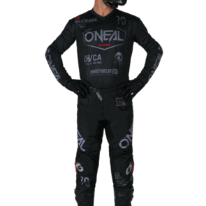 ONEAL 2026 ELEMENT V6 JERSEY AND PANTS BRAND BLACK GREY