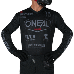 ONEAL 2026 ELEMENT V6 JERSEY BRAND BLACK GREY