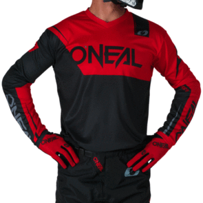 ONEAL 2026 ELEMENT V6 JERSEY RACEWEAR BLACK RED