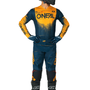 ONEAL 2026 HARDWEAR V6 JERSEY AND PANTS SWIPE BLUE ORANGE