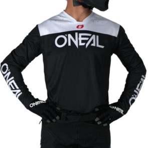 ONEAL 2026 HARDWEAR V6 JERSEY ELITE BLACK WHITE