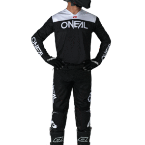 ONEAL 2026 HARDWEAR V6 JERSEY AND PANTS ELITE BLACK WHITE