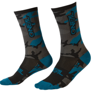 ONEAL MTB PERFORMANCE SOCKS CAMO GREY/BLUE/BLACK