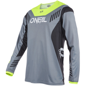 ONEAL YOUTH ELEMENT FR JERSEY HYBRID GREY/NEON YELLOW