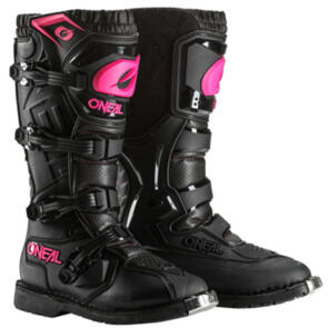 ONEAL 2022 WOMENS RIDER PRO BOOTS BLK/PNK ADULT