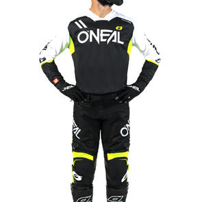 ONEAL 2025 HARDWEAR JERSEY AND PANTS FLOW V.25 - BLK/WHT