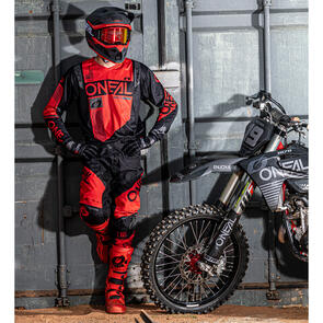 ONEAL 2027 ELEMENT JERSEY AND PANTS FACTOR - BLACK/RED