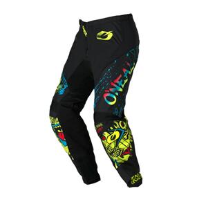 ONEAL 2026 YOUTH ELEMENT PANTS RANCID V.26 BLACK NEON YELLOW