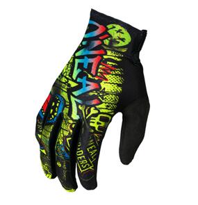 ONEAL 2026 YOUTH MATRIX GLOVES RANCID V.26 BLACK NEON YELLOW