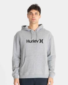 HURLEY ONE AND ONLY SOLID CORE PULLOVER DARK GREY HTR