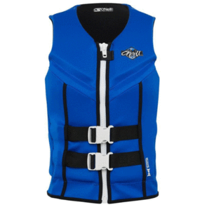 ONEILL TEEN REACTOR L50S WAKE VEST BLUE