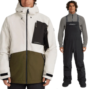 ONEILL SNOW 2025 HAMMER BLOCK JACKET ATMOSPHERE AND BIB PANTS