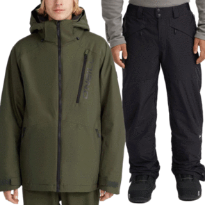 ONEILL SNOW 2025 HAMMER JACKET FOREST AND PANTS BLACK