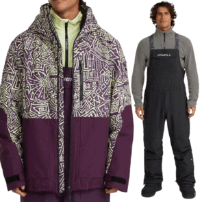 ONEILL SNOW 2025 O'RIGINALS BLOCK JACKET SKETCHERITAGE AND BIB PANTS