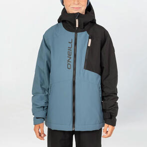 ONEILL SNOW 2026 BOYS CRUZ BLOCK SNOW JACKET BLACK OUT COLOUR BLOCK